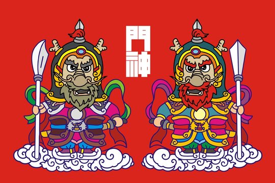 龙年门神