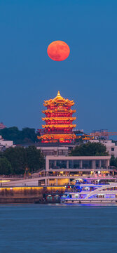 武汉黄鹤楼夜景