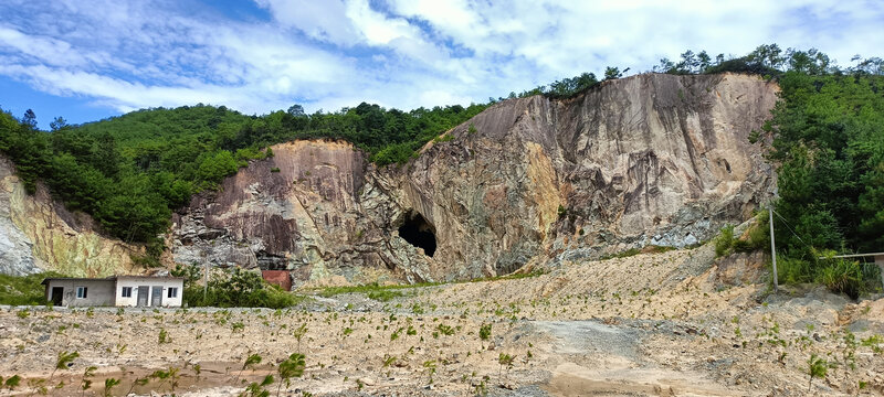 石矿场风景