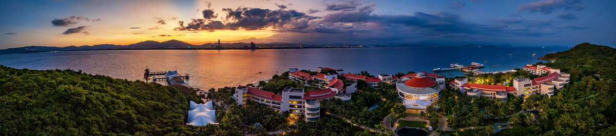 三亚蜈支洲岛海棠湾夕阳