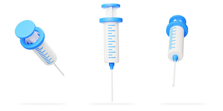 医疗治疗疫苗治病注射输液3D