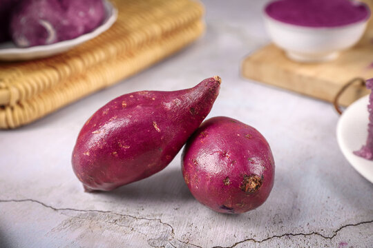 紫薯番薯美味的紫薯