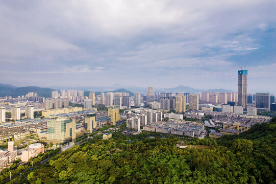 温岭城市风光航拍