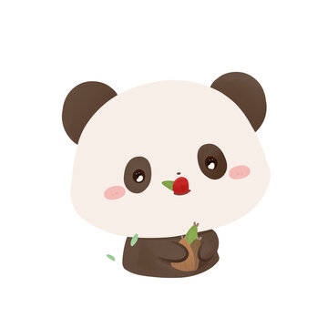 吃竹笋熊猫