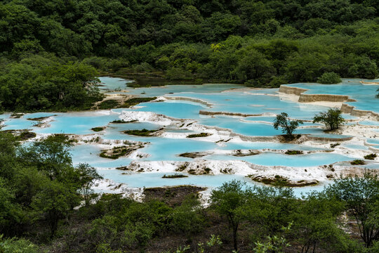 四川阿坝黄龙景区