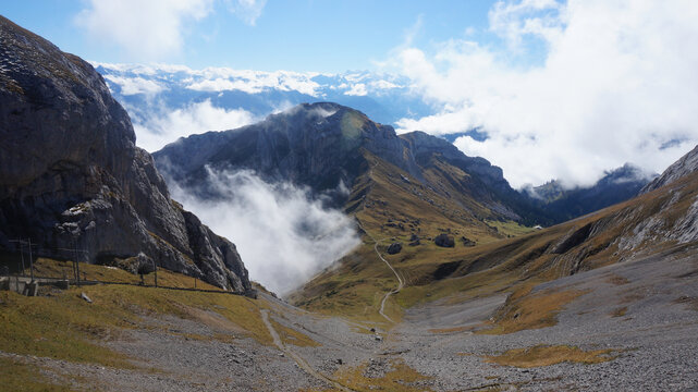 阿尔卑斯山脉之皮拉图斯山