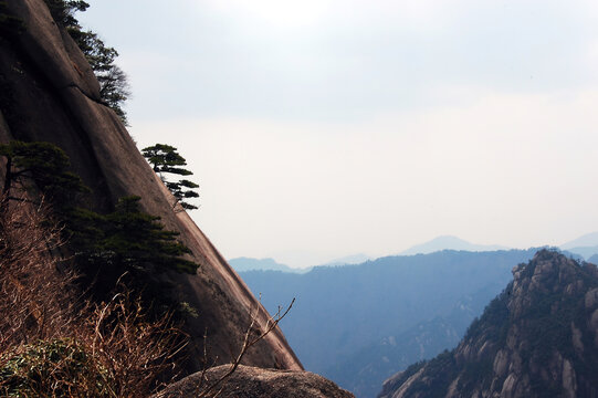 安徽黄山旅游风景图