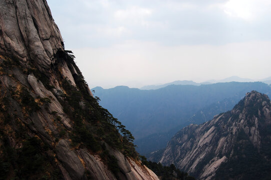 安徽黄山旅游风景图