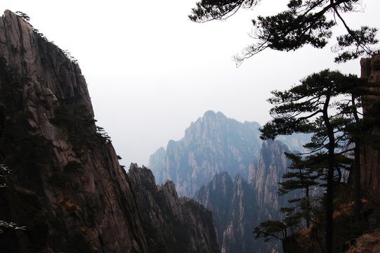 黄山风景区的清晨