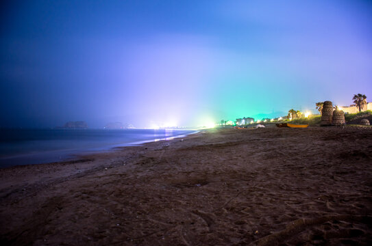 嵊泗海滩夜景