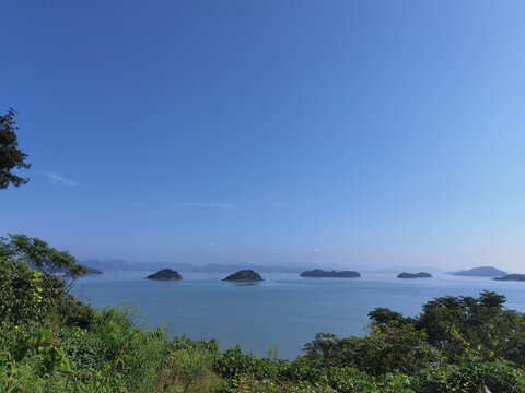 海天一色碧海蓝天