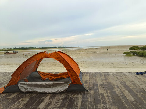 休闲海滩帐篷