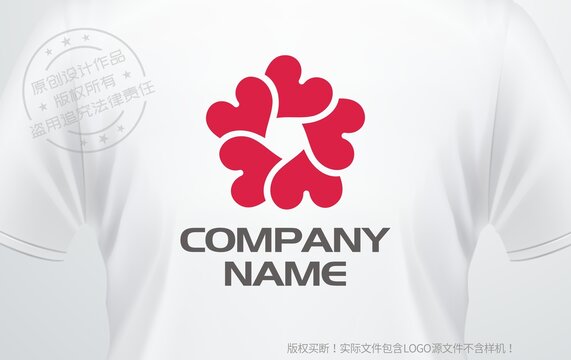 心形logo心连心标志