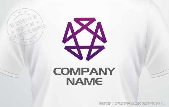 梯形logo互联网标志