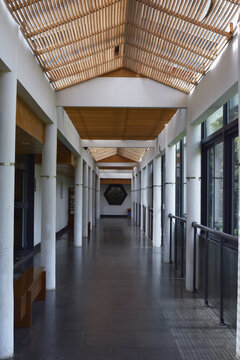 中国竹子博物馆的走廊