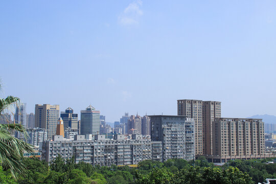 浙江温岭市城市风光