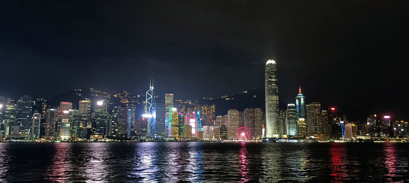 香港中环夜景