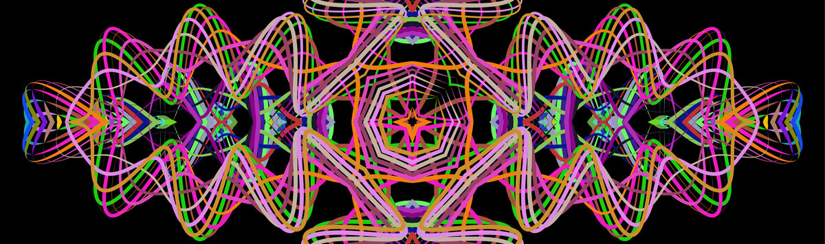 抽象ktv酒吧艺术线条画