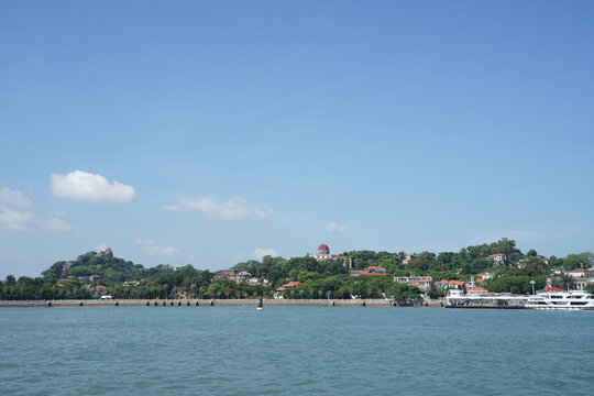 鼓浪屿海望八卦楼日光岩