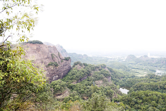 韶关丹霞山山顶风光