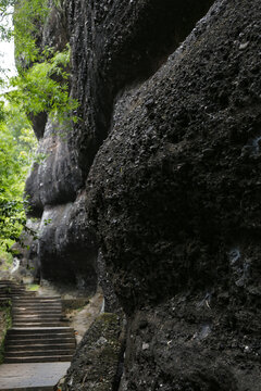 广东韶关丹霞山山顶风景