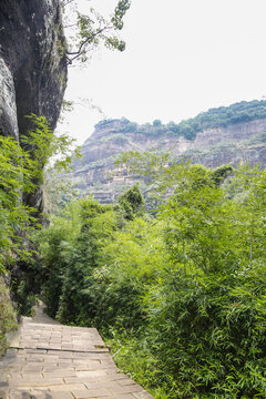 广东韶关丹霞山山顶风景