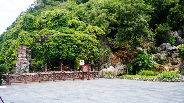 连州地下河平台入口