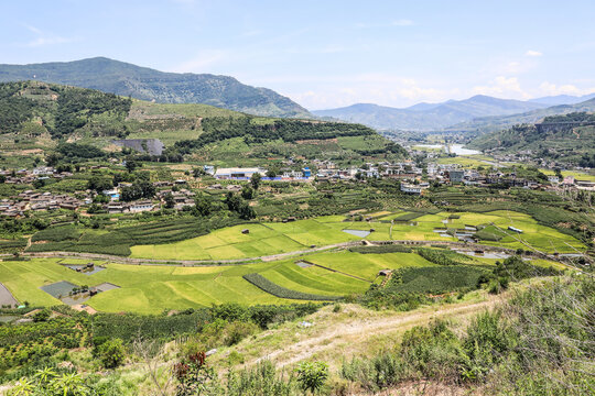 中国丽江华坪山区