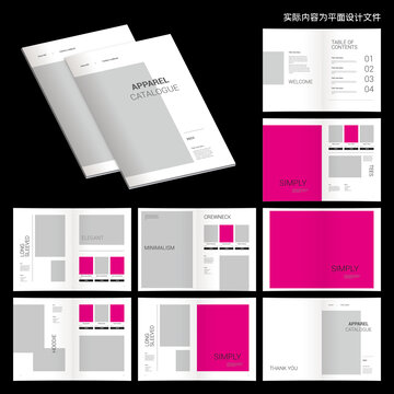 产品画册InDesign模板