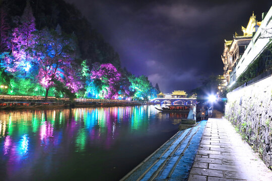 风桥夜景