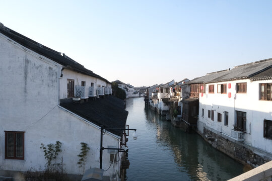 春节江南水乡风景