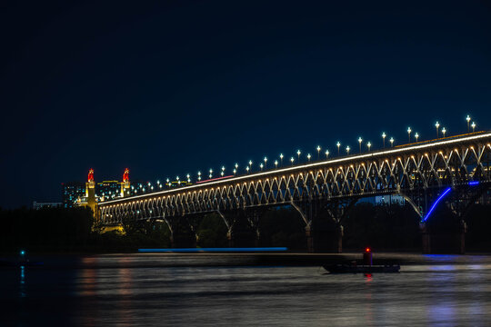 长江大桥夜景