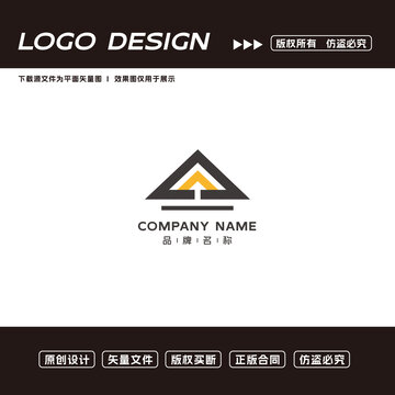 简约logo箭头ogo三角形