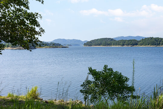 黄陂月亮湖风光