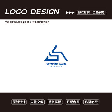 几何线条logo