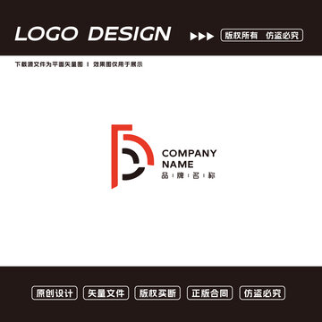 FD字母logo