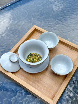 龙井桂花茶