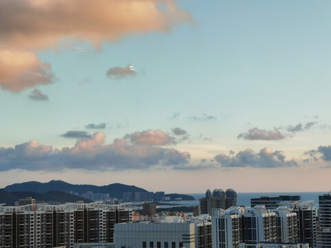 海南三亚都市风光