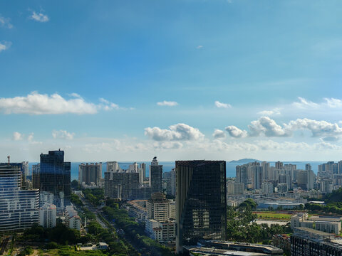 海南三亚都市风光