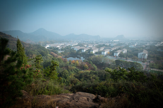 山里人家秋景