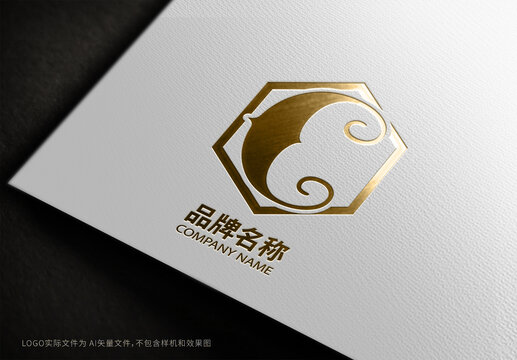 金属艺术字c英文LOGO