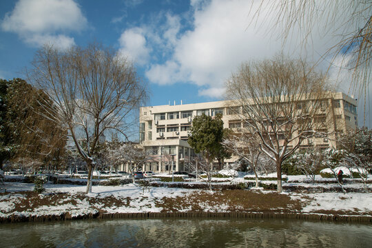 雪后校园