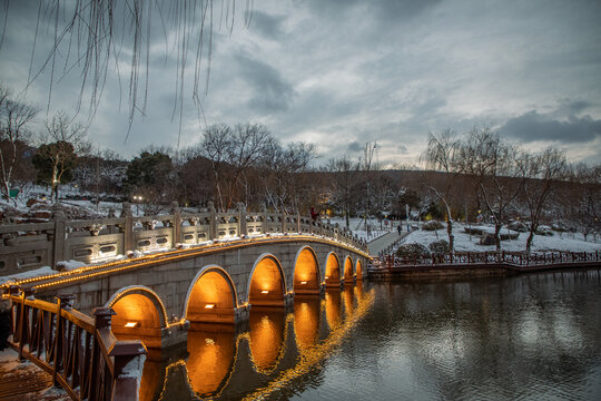 虞山公园雪景