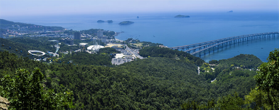 莲花山观景台全景