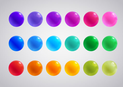 彩色立体泡泡球