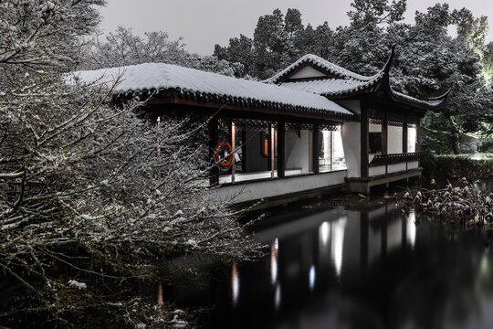 杭州曲院风荷雪韵