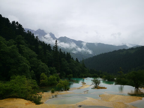 黄龙风景山水