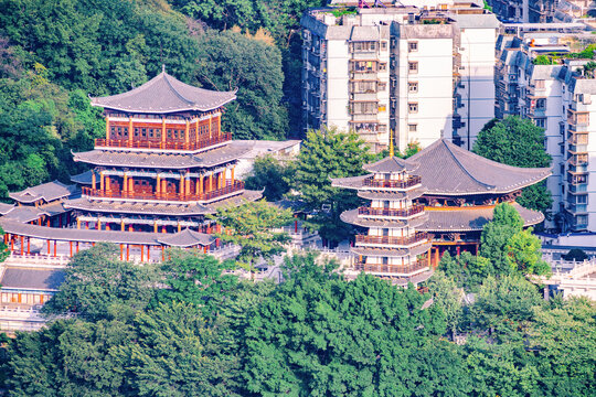 广西柳州文庙古典中式建筑