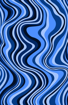 蓝抽象条纹