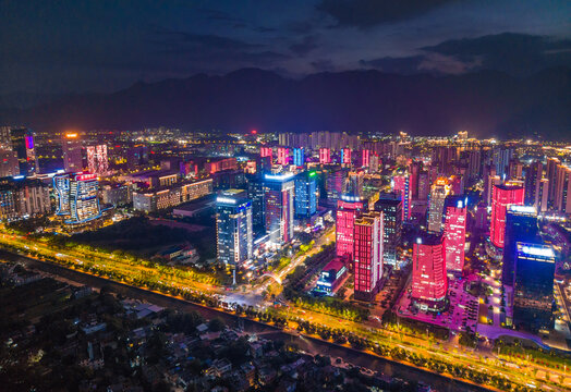 福州高新区海西园夜景